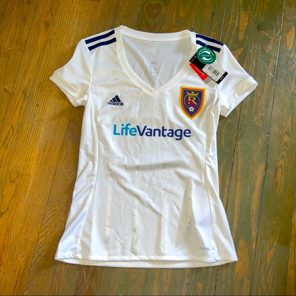 ❤️👸🏻❤️NWT Adidas MLS Salt Lake 2017 Replica Soccer Jersey❤️👸🏻❤️ - Picture 1 of 5